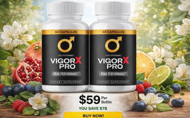 VigorX Pro Male Vitality Enhancement for Energy, Stamina & Confidence