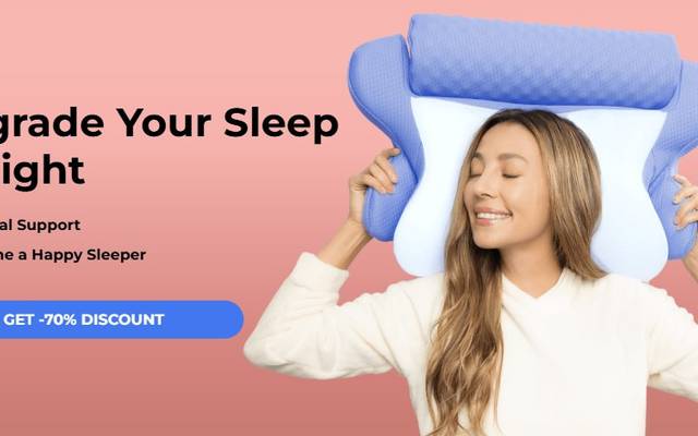 Melara Air Pillow: Travel-Friendly, Compact & Easy Inflation Cushion for Maximum Comfort & Support