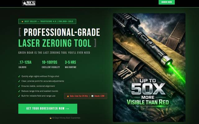 Boar Green Boresight (Tested & Reviewed! - Is Boar Green Worth Trying? 