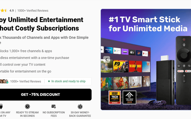 Flixy T Flixy TV Smart Stick Scam or Legit? Exposing the 1000+ Free Channels Claim!