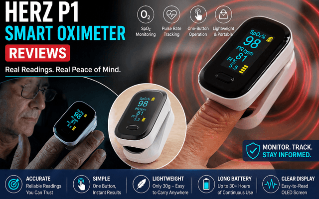 Herz P1 Smart Oximeter Reviews: I Tried It for 90 Days of Testing Revealed