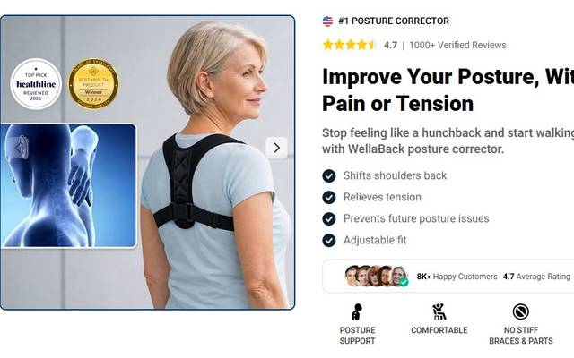 WellaBack Posture Corrector – Does It Help with Neck & Shoulder Pain?