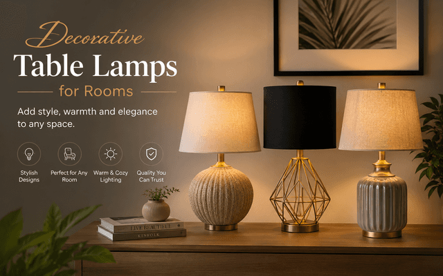 Decorative Table Lamps for Rooms