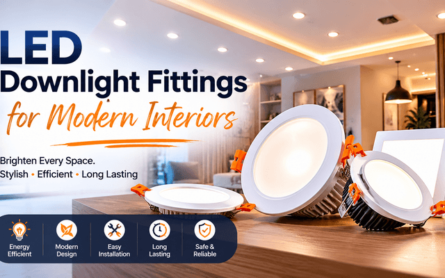 LED Downlight Fittings for Modern Interiors