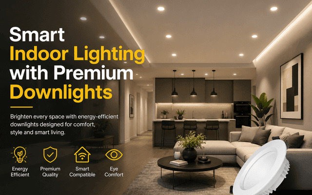 Smart Indoor Lighting with Premium Downlights