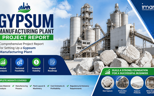 Gypsum Manufacturing Plant DPR & Unit Setup – 2026: Machinery Cost, CapEx/OpEx, ROI and Raw Materials