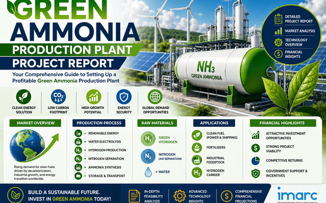 Cost of Setting Up a Green Ammonia Production Plant 2026: Demand Analysis and ROI