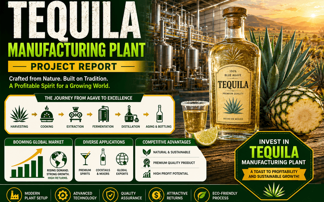 Tequila Manufacturing Plant Project Report 2026: CapEx/OpEx Analysis with Profitability Forecasts