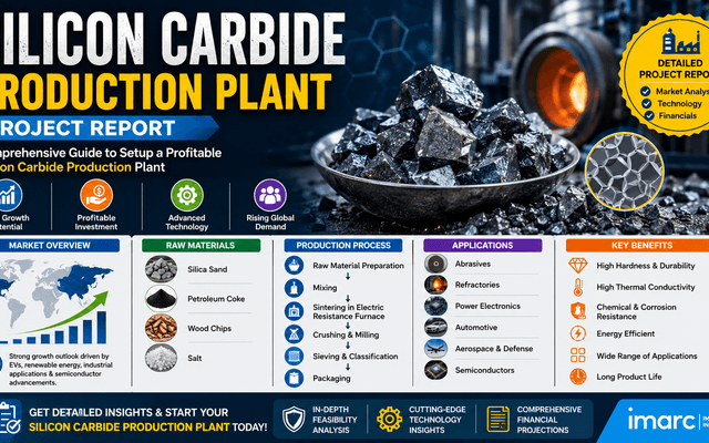 Silicon Carbide Production Plant Project Report 2026: Process Details, Market Outlook, and Profitability Analysis