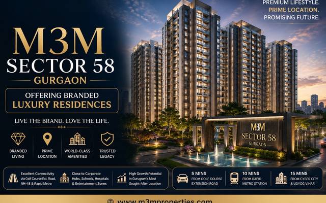M3M Sector 58 Gurgaon: Modern Design, Amenities, and Lifestyle Appeal