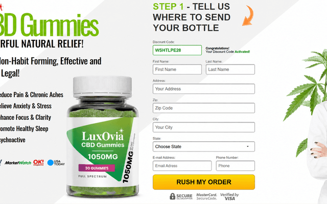LuxOvia CBD Gummies Reviews [PROS or CONS] Do NOT Buy Until Knowing This!