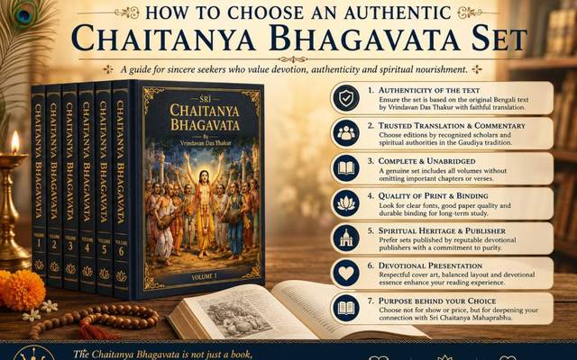 The Search for Purity: How to Choose an Authentic Chaitanya Bhagavata Set