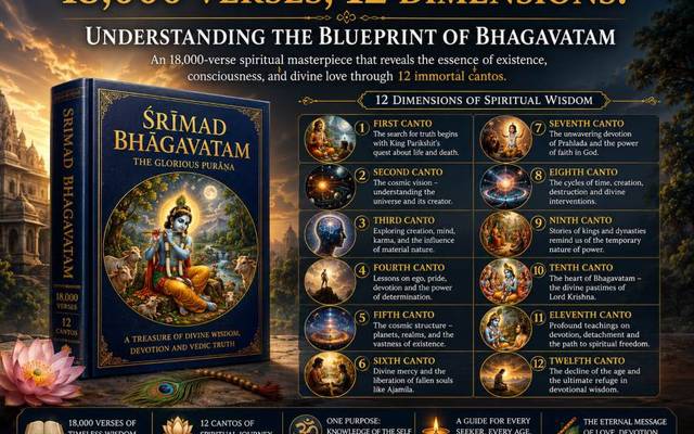 18,000 Verses, 12 Dimensions: Blueprint of Srimad Bhagavatam
