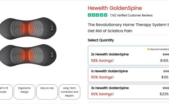 Hewelth GoldenSpine Reviews [Customer Feedback] : Don’t Buy Until You’ve Seen This