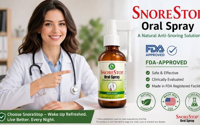 SnoreStop Spray Reviews [Verified Users] - Tested by Users Safe, Effective