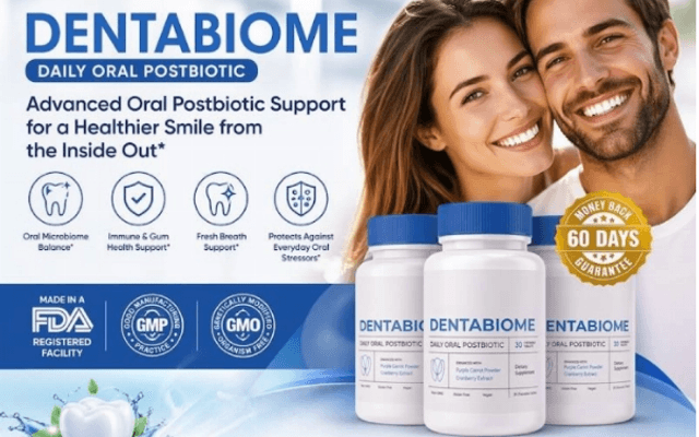 DentaBiome: Natural Oral Care That Works From the Inside Out to Strengthen Teeth and Improve Gums!