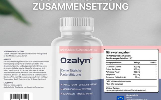 Ozalyn Capsules Germany Offizielles Update: Echte Ergebnisse oder Nebenwirkungen?
 