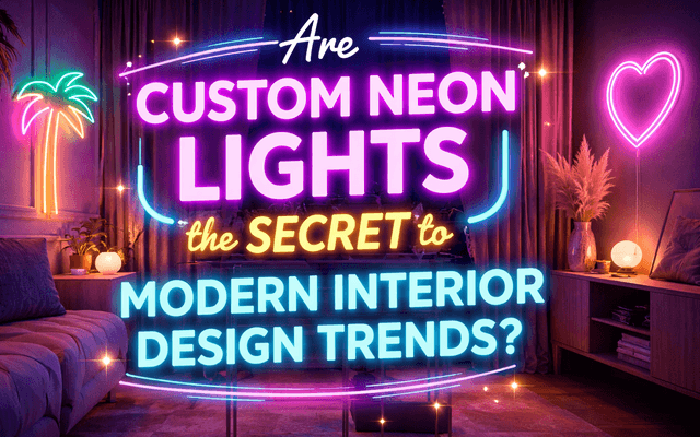 Can Custom Neon Lights Transform Ordinary Walls into Art?