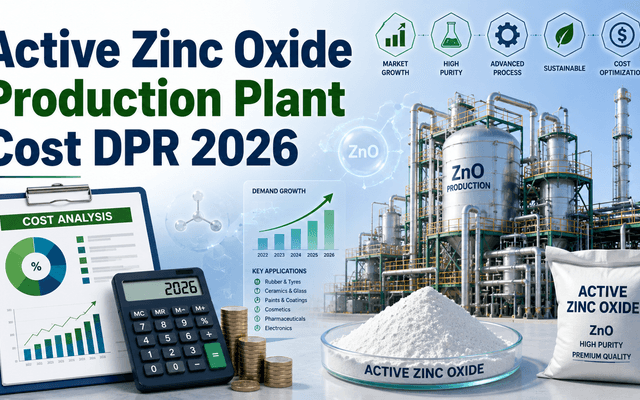 Setting up an Active Zinc Oxide Production Plant 2026: Detail Project Report, Cost and Revenue