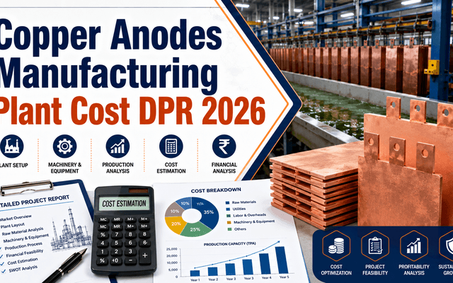 Cost Analysis for Copper Anodes Manufacturing Plant 2026: Setup Requirements
