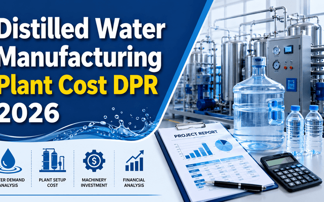 Distilled Water Manufacturing Plant DPR – 2026: Investment Cost, Market Growth and Machinery