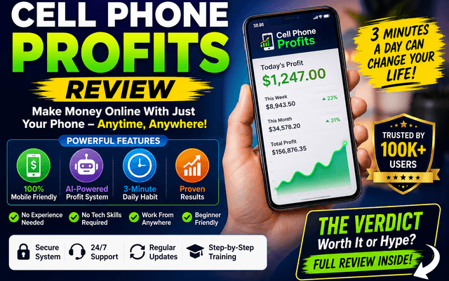 Cell Phone Profits Reviews: I Was Shocked After Seeing This!


