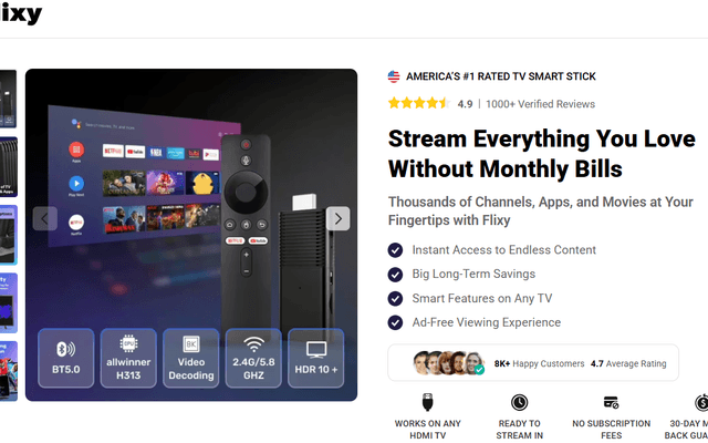 Flixy TV Smart Stick Reviews: A Detailed Look at Streaming Quality, Smart Features, and Overall User Convenience?