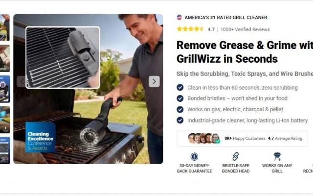 GrillWizz Grill Cleaner Reviews 2026 (Restore Your Grill Without Hours of Scrubbing?) Read This Before You Buy!