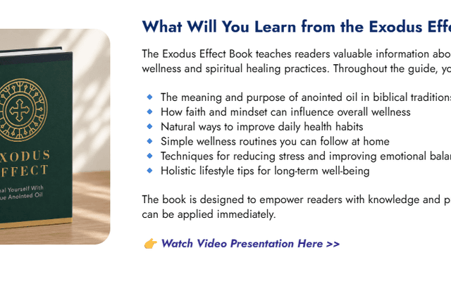 Exodus Effect Reviews – Understanding the Program’s Perspective on Holistic Wellness and Daily Living