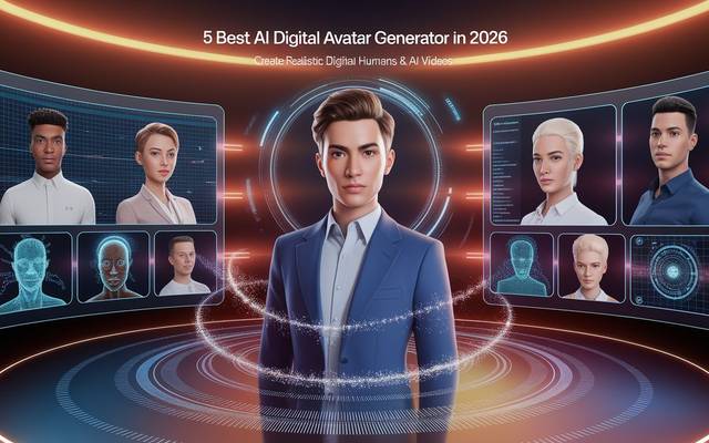 5 Best AI Digital Avatar Generator in 2026 for Realistic AI Video Creation