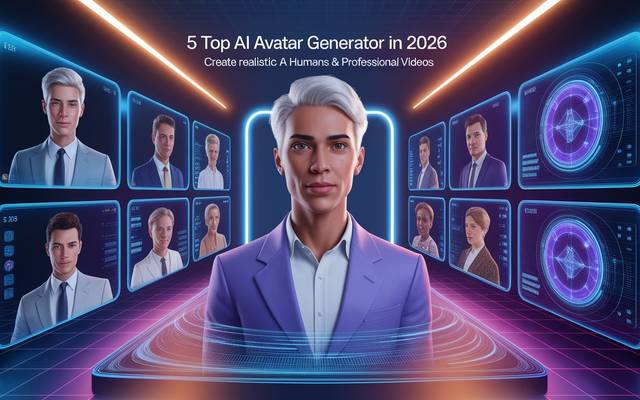 5 Top AI Avatar Generator in 2026 for Realistic AI Video Creation