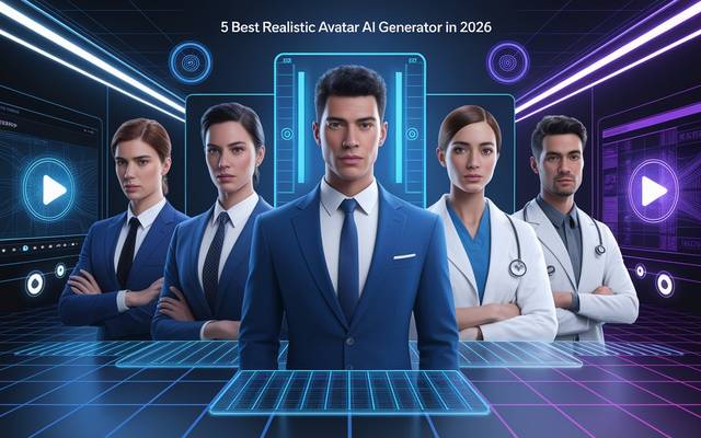  5 Best Realistic Avatar AI Generator in 2026 Create Human-Like AI Videos with Ease