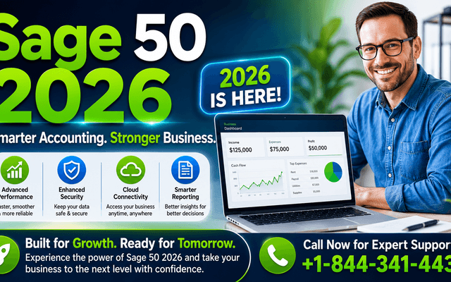+1-844-341-4437 How to Install Sage 50 2026 on a New Computer? {Latest Solutions 2026}