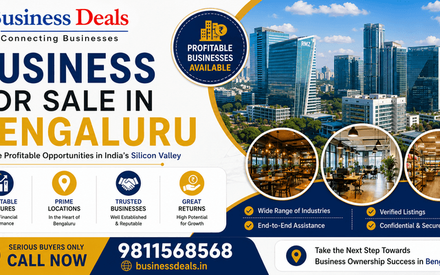 Business for Sale in Bengaluru – Buy Running Businesses Easily