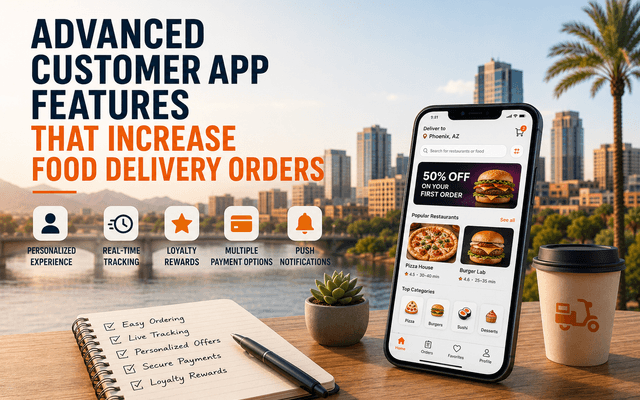 Advanced Customer App Features That Increase Food Delivery Orders 
