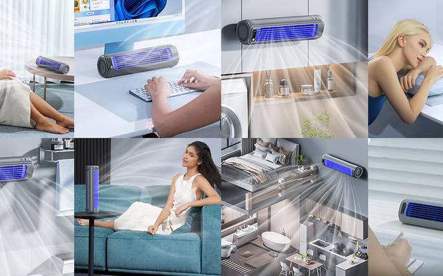 Coolizi Coolzy Germany: Wiederaufladbarer persönlicher Ventilator, Desktop-Mini-Luftkühler für das Büro!