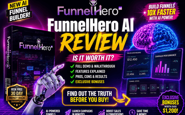 FunnelHero AI Reviews 2026: I Tested It — Here's The Truth