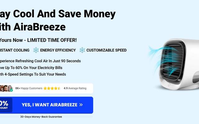 AiraBreeze Air Cooler Reviews – Pros, Cons & Latest Price