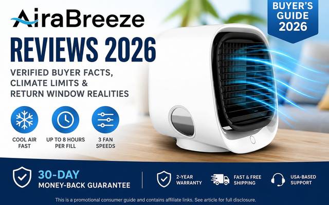  AiraBreeze Mini Portable Cooler 2026 – (USA & Europe Trend Report) Why Millions Are Interested in AiraBreeze Right Now!