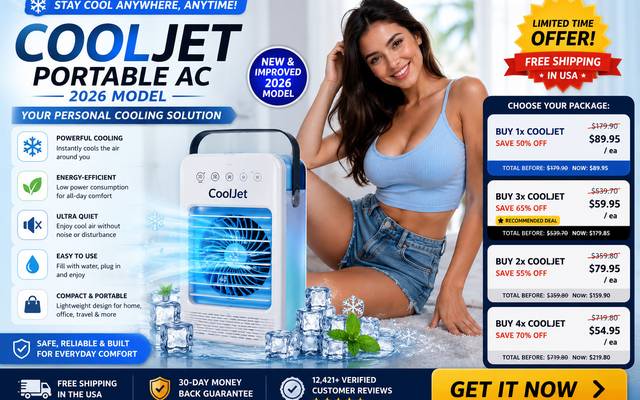 CoolJet Portable AC Reviews 2026 (Official Consumer Report): Is This Compact Air Cooler Worth Buying?