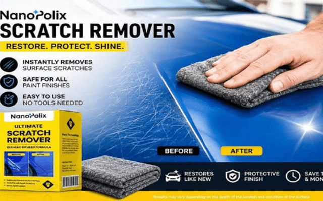 NanoPolix Nano Car Cloth France Car Paint Restoration, Scuff Removal, Oxidation Reduction, and Long-Lasting Shine