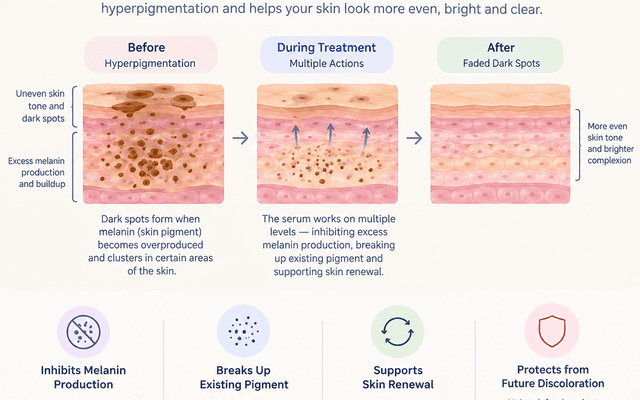 How Does a Dark Spot Correcting Serum Fade Hyperpigmentation?