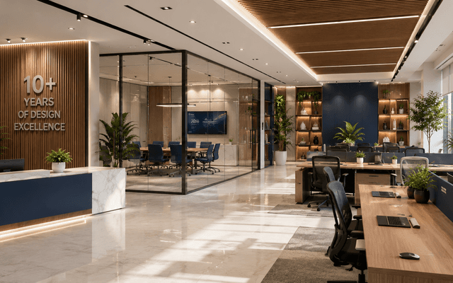 Bludesign Legacy as a Corporate Interior Design Company in India