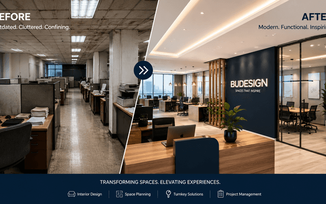 How the Right Corporate Interior Design Company in India Transforms Your Workspace