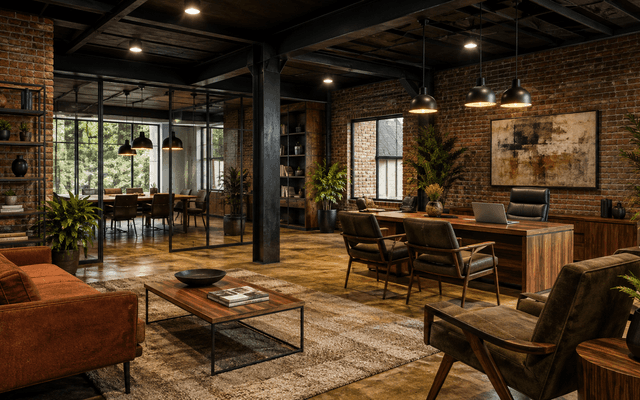 How Bludesign Redefines Industrial Office Interior Design in India