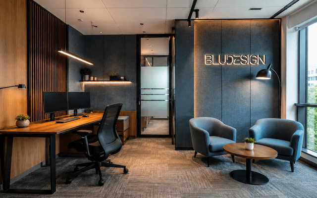 Bludesign Builds Office Cabin Design Around Real Workflows