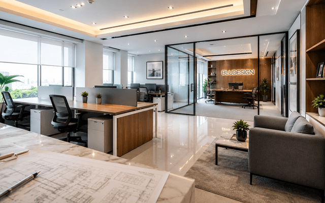 Bludesign a Trusted Corporate Interior Design Company in India