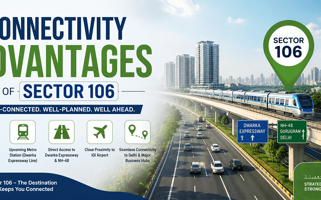 Connectivity Advantages of Sector 106: Why Location Makes All the Difference