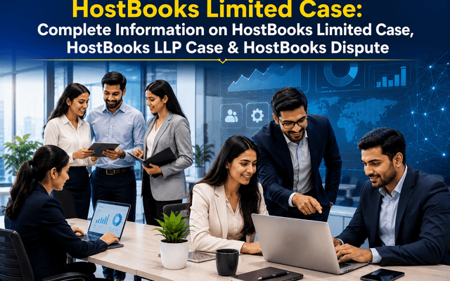 HostBooks Limited Case: Complete Information on HostBooks Limited Court, HostBooks LLP Case & HostBooks Dispute
