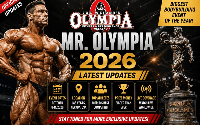 Mr. Olympia 2026: Full Results, Winners, Schedule, Athletes & Latest Updates